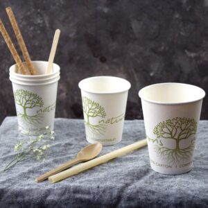 Gobelets carton compostables