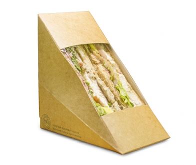 Boites à sandwichs compostables - 75 mm
