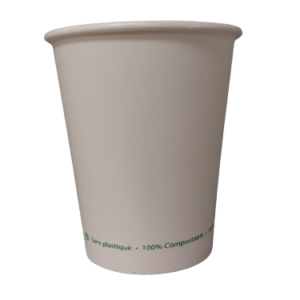 400 Gobelets 100% carton 35/40 cl blanc